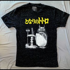 Totoro Graphic T-Shirt Grey Medium